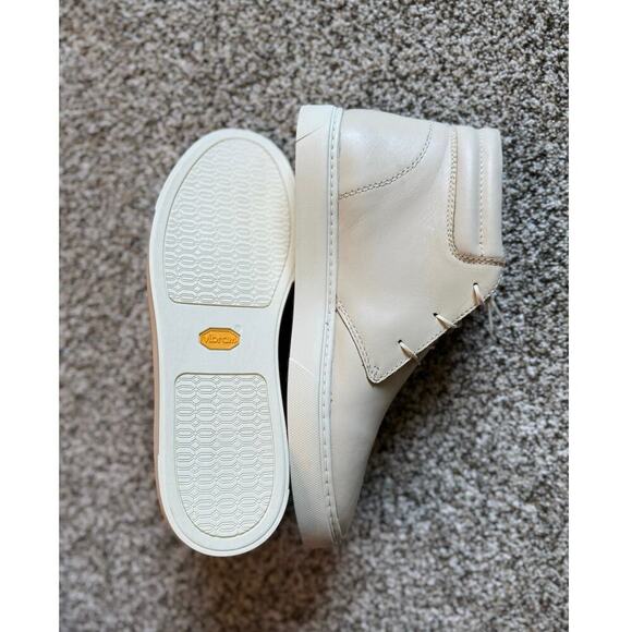 Nisolo Men’s Cortez High Top Sneakers Size - 11.5 - New - Bone Color - Picture 4 of 12